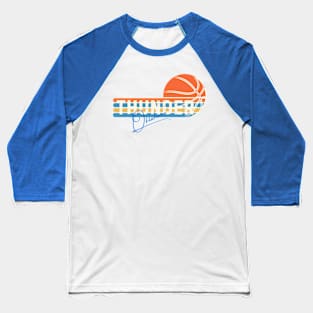 okc thunder Baseball T-Shirt